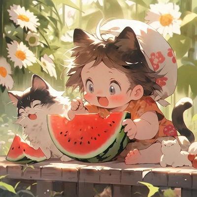 大叔吃瓜头像动漫,笑谈人生百态